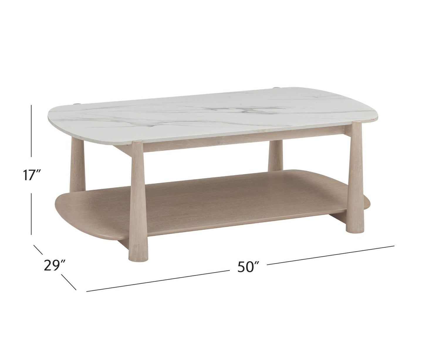 Horizons Coffee Table - Dimensional