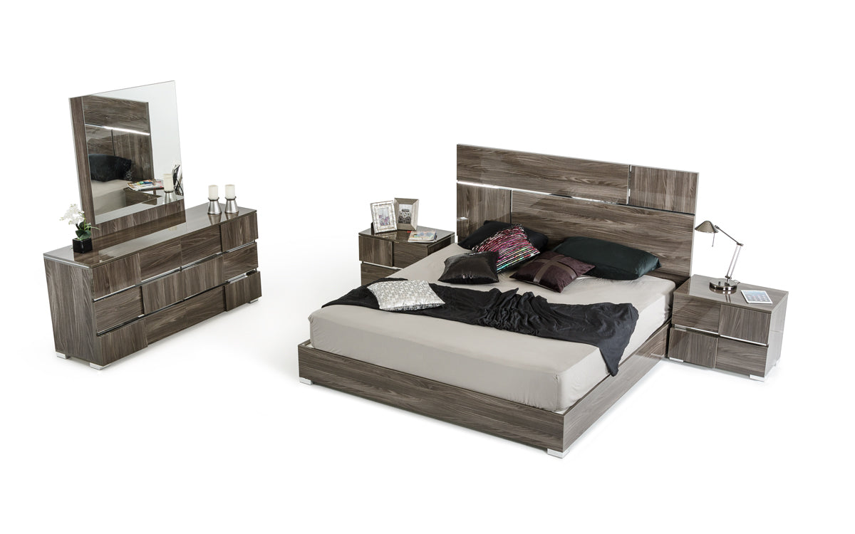 White Wood 6-Drawer Double Dresser
