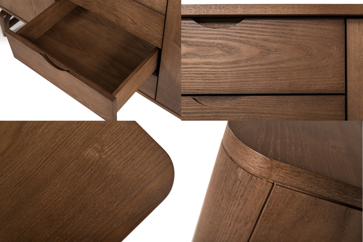 Walnut Wood & Veneer Sideboard