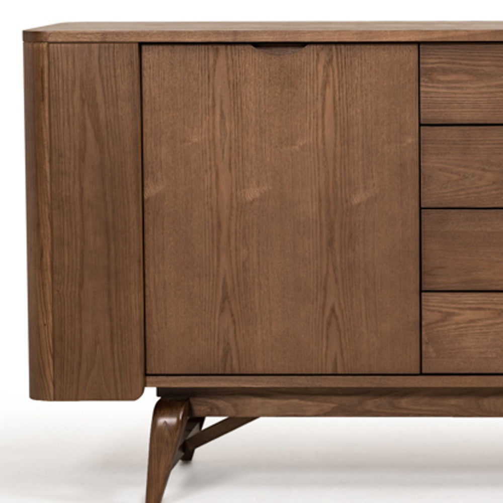 Walnut Wood & Veneer Sideboard