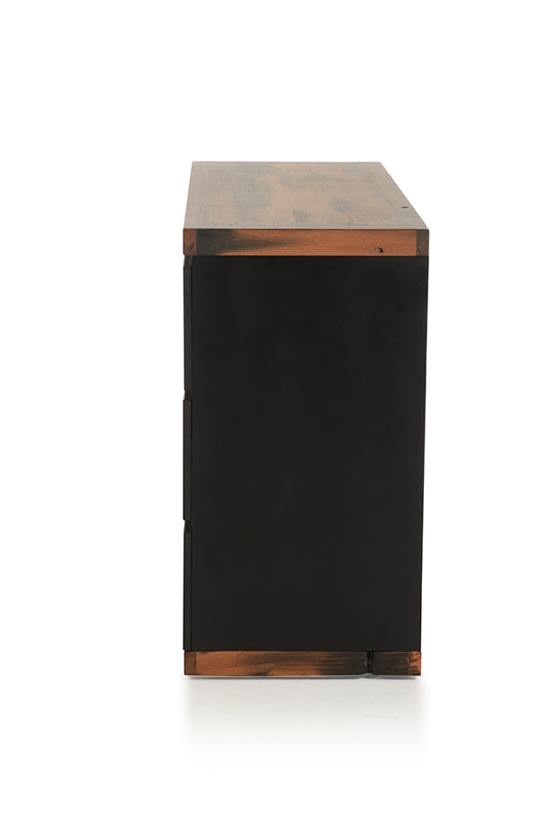 Black Ship Wood Sideboard