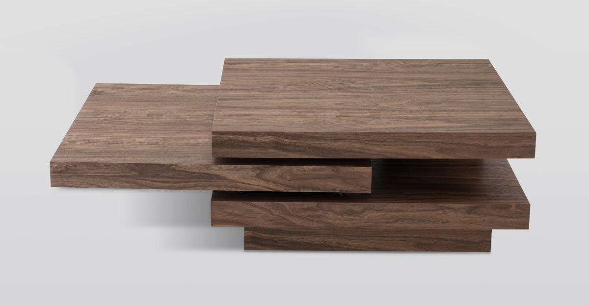 Walnut Veneer Coffee Table