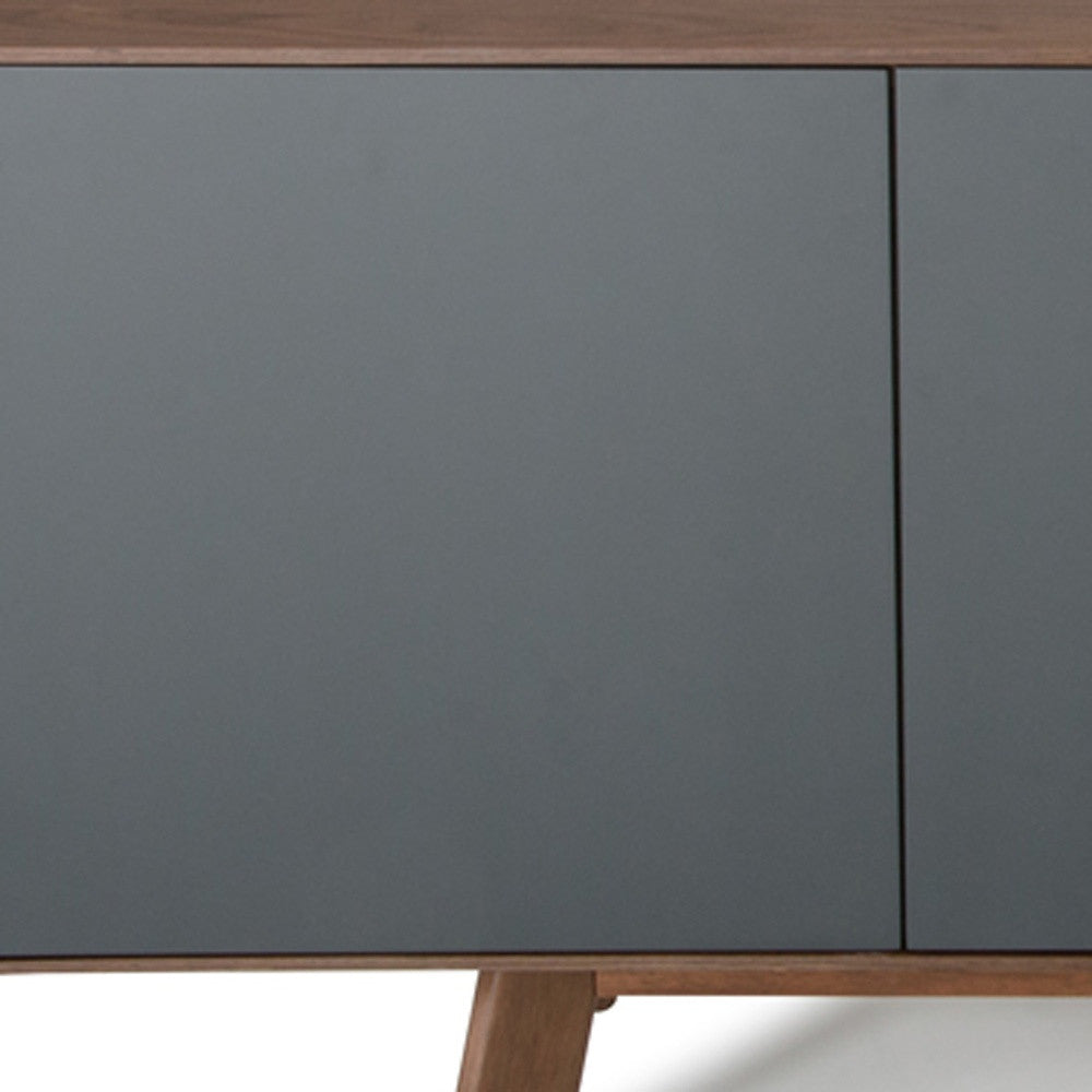 Charcoal 2 Drawer Sideboard w/ 2 Doors