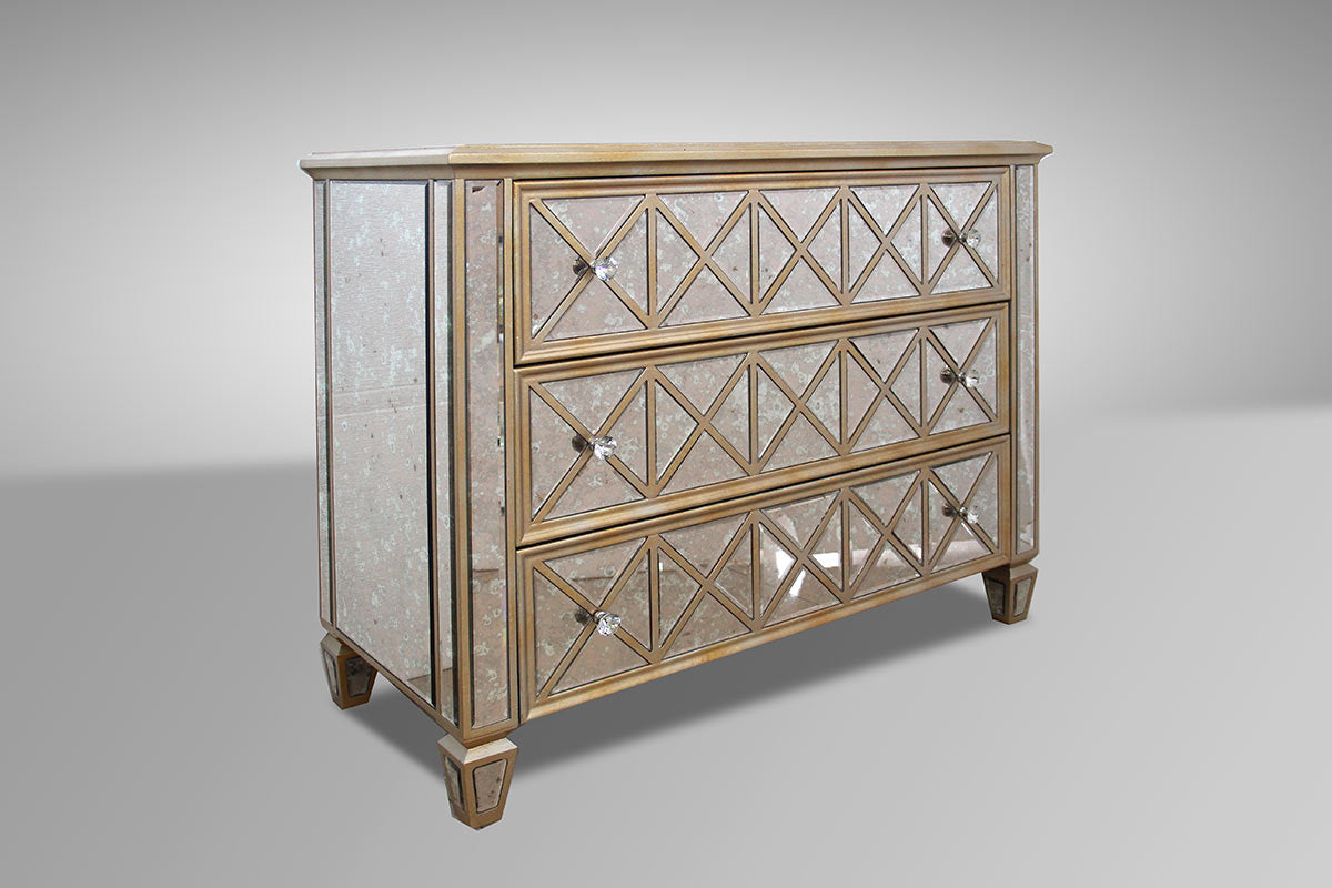 Natural Solid Wood 5-Drawer Chest