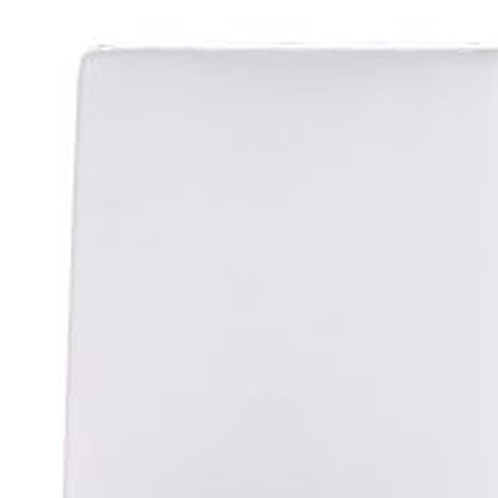 White Faux Leather Dining Chair - Set of 2