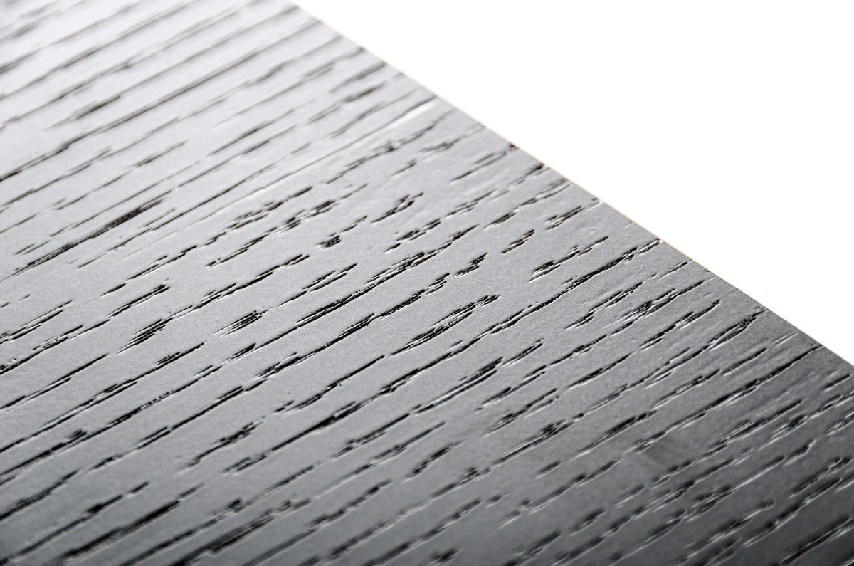 Wenge Veneer And Stainless Steel Dining Table