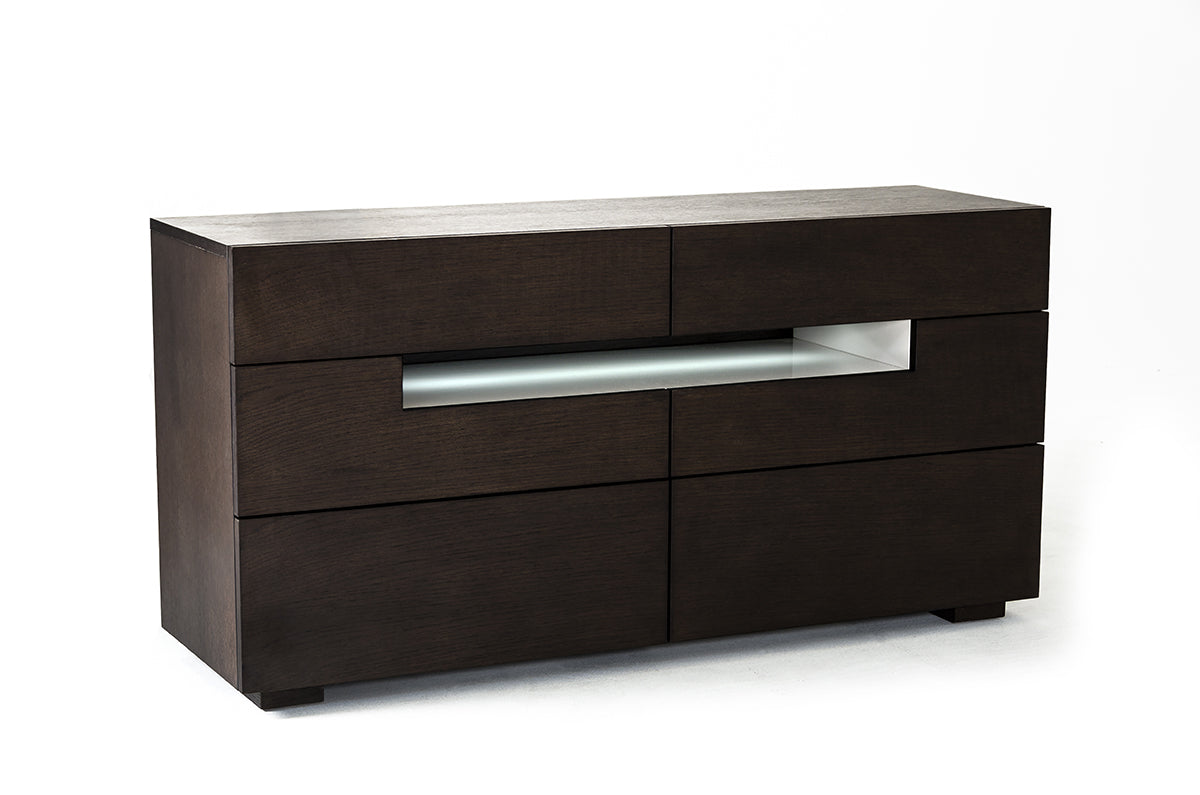 Gray Solid Wood 7-Drawer Triple Dresser