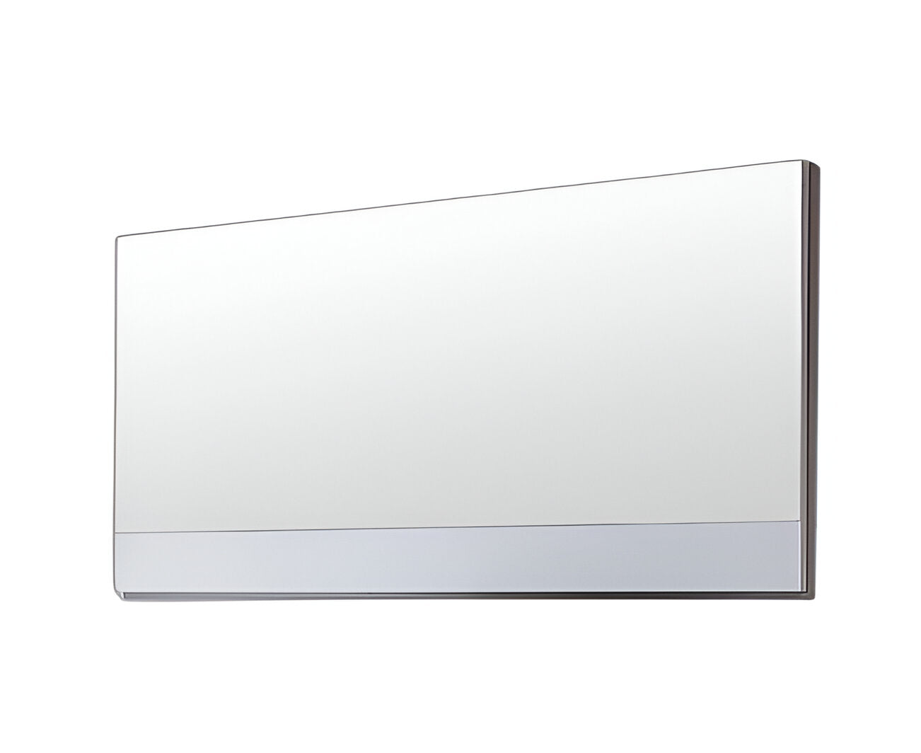 White Wood Framed Bathroom Vanity Mirror