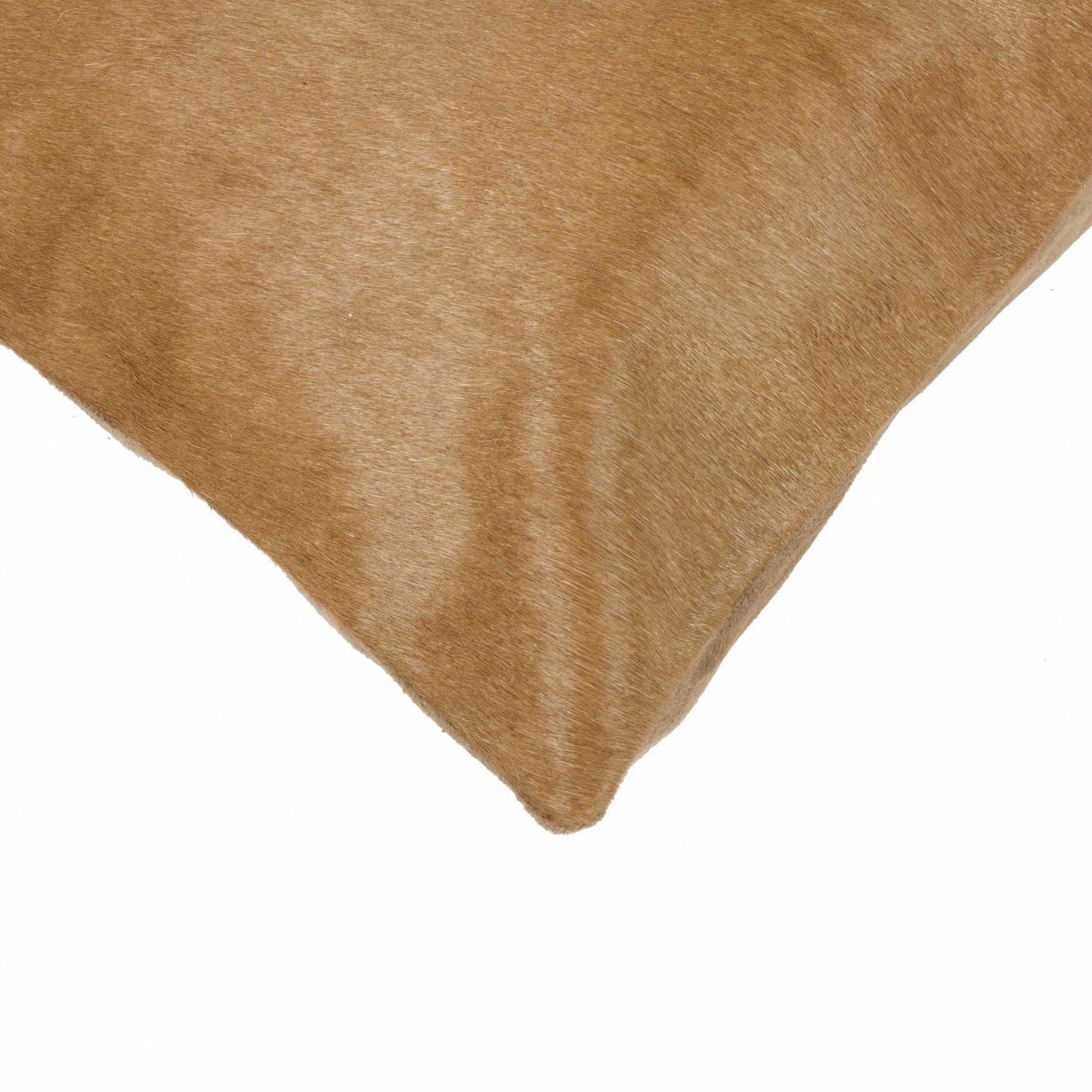 Tan Cowhide Pillow