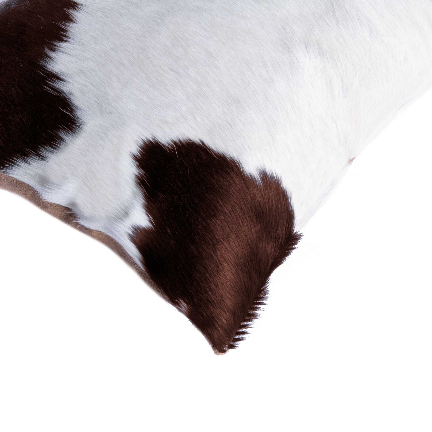 Brown & White Cowhide Pillow