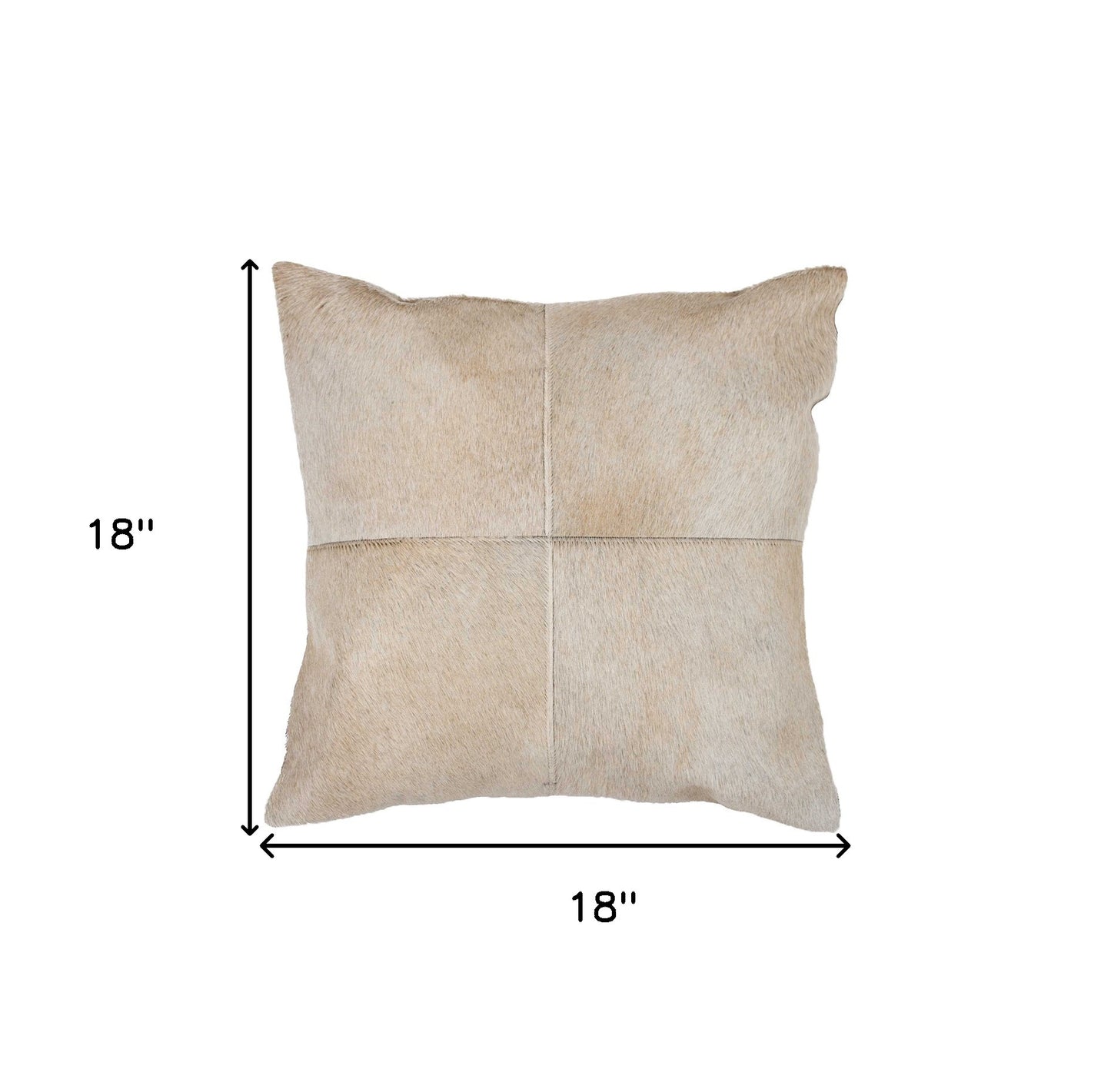 Natural Cowhide Pillow