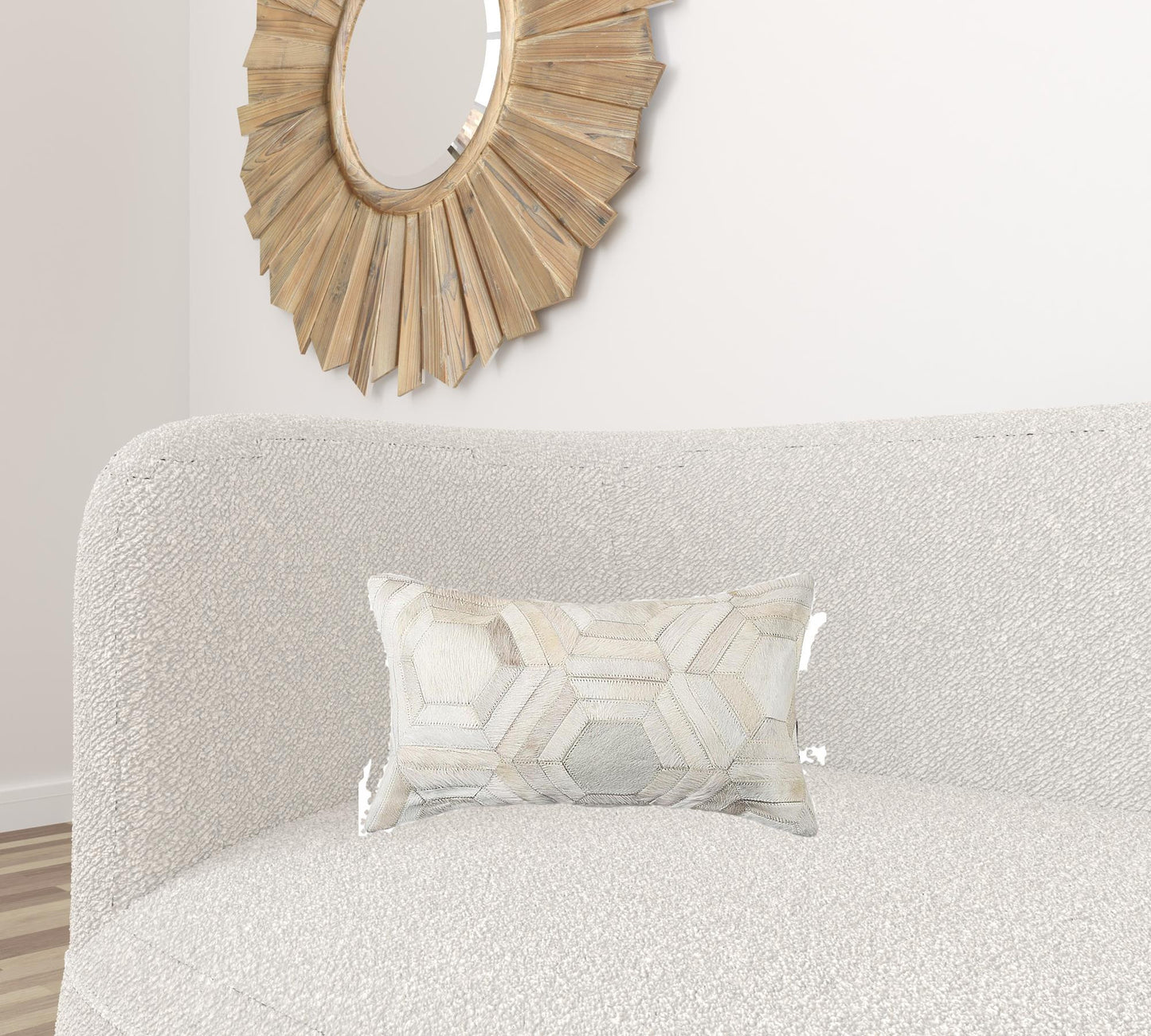 Black & White Cowhide Pillow