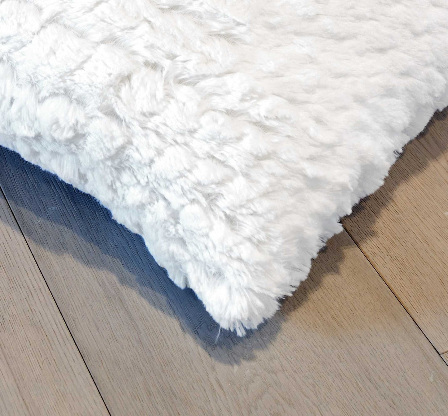 Ivory Faux Fur Pillow