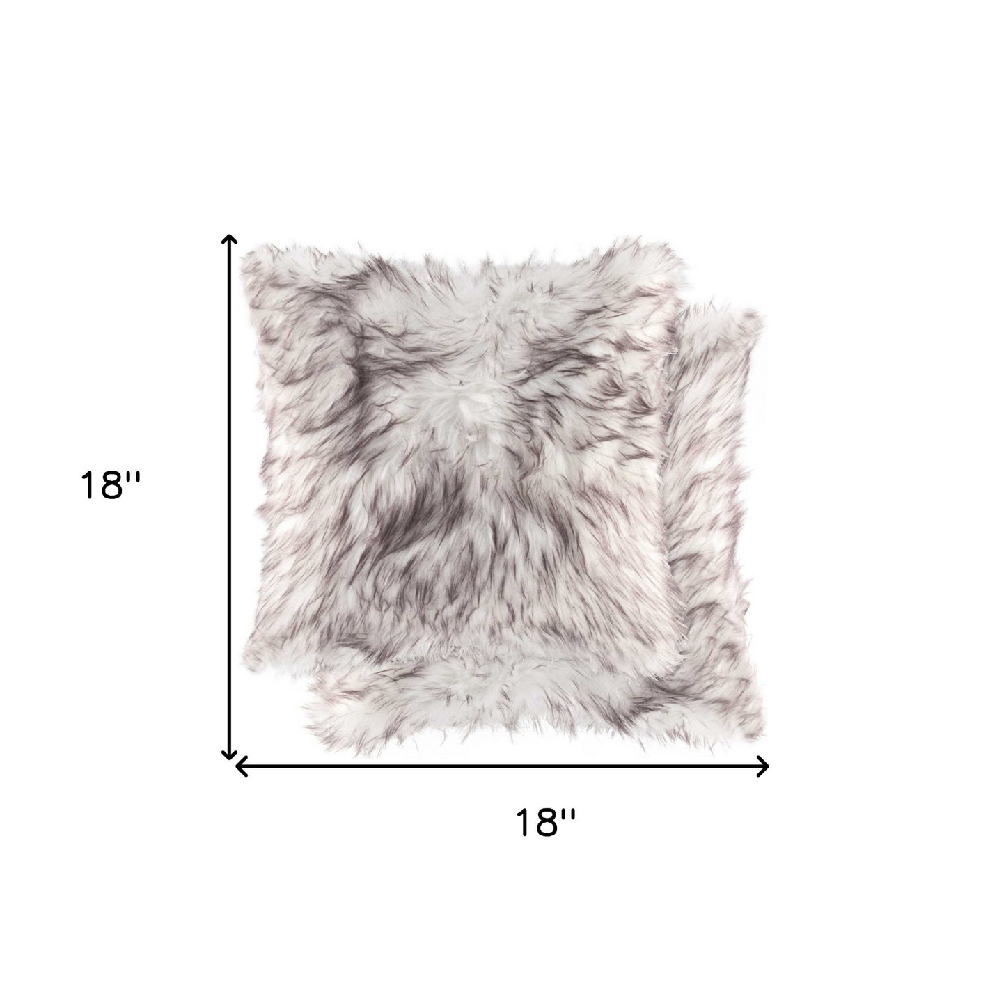 Chocolate Faux Fur Pillow