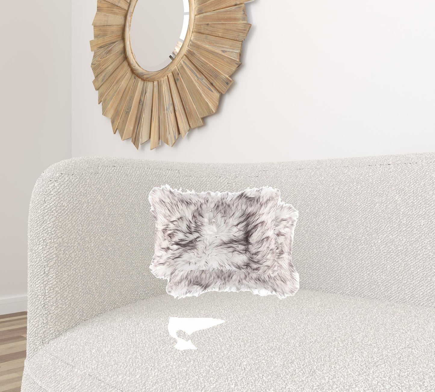 Chocolate Faux Fur Pillow