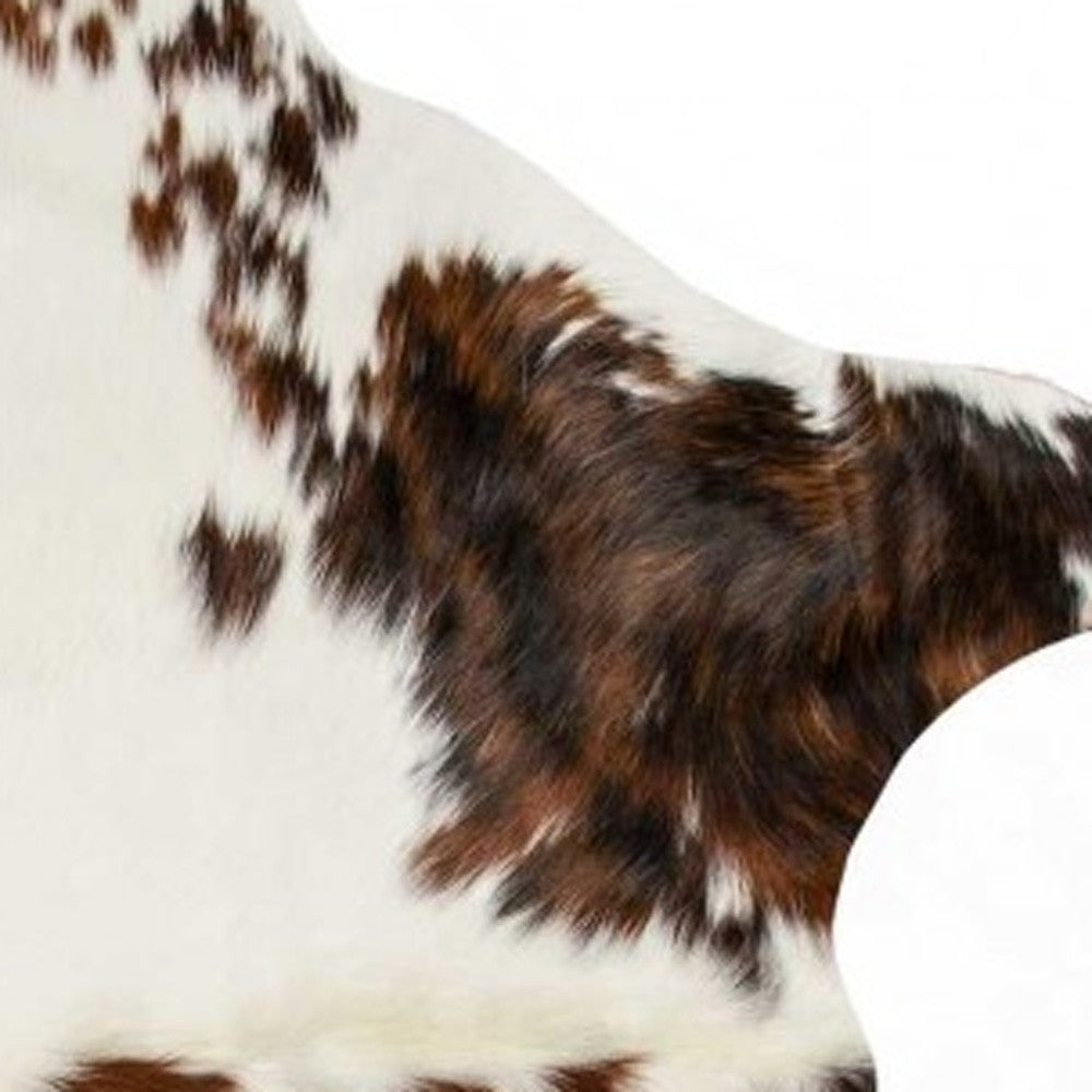 5 x 7 Tricolor Cowhide Rug