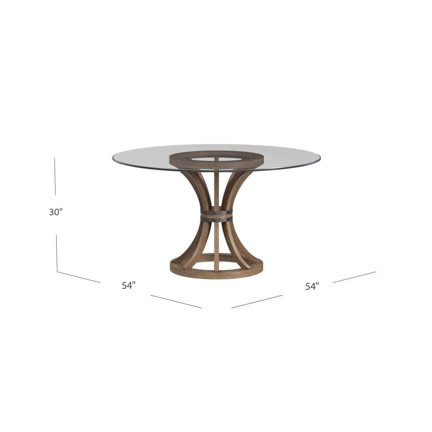 Sheffield Dining Table - Dimensional