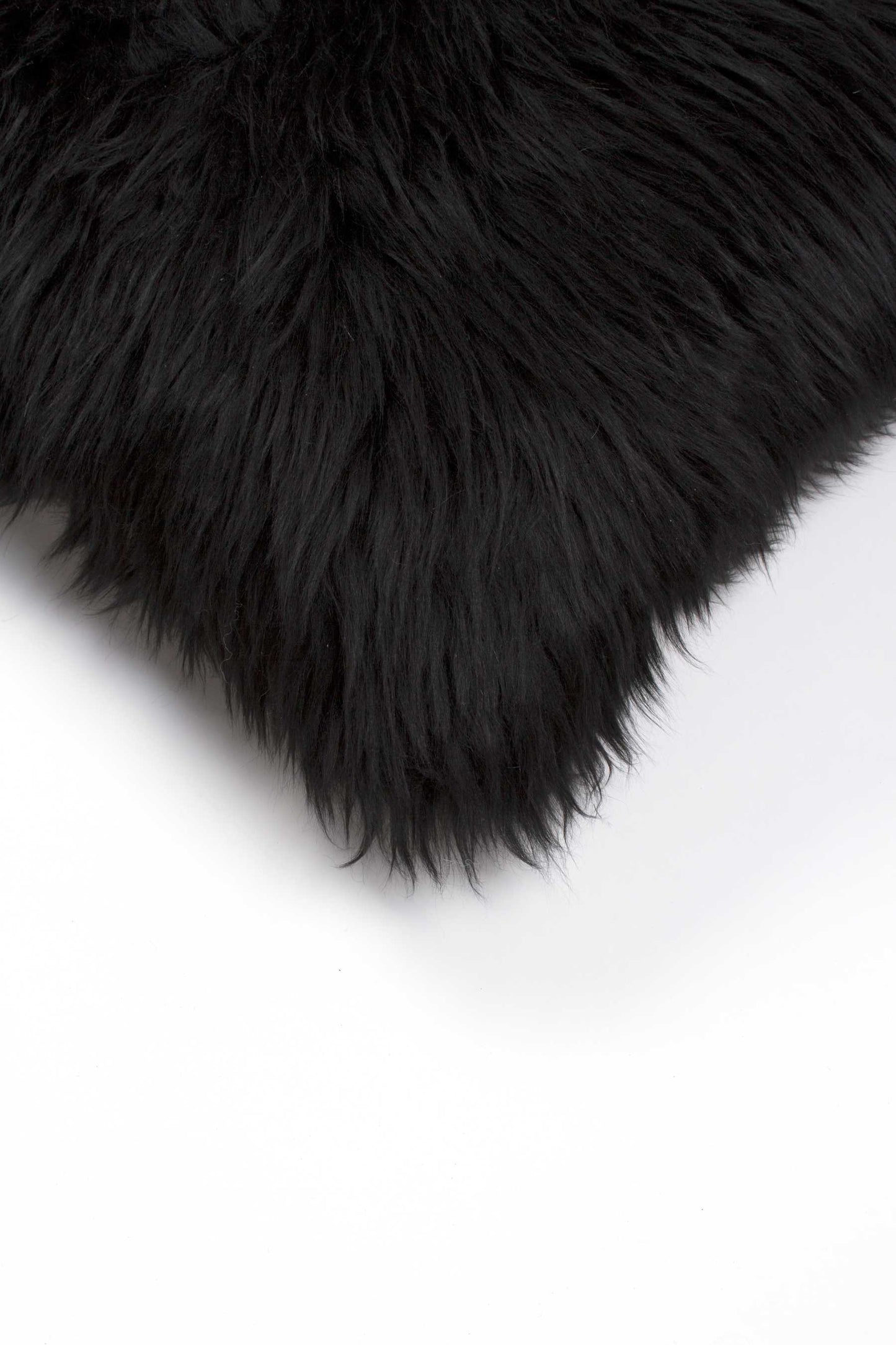 Black Sheepskin Pillow