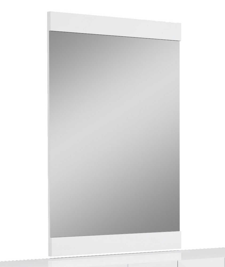 Superb White High Gloss Mirror