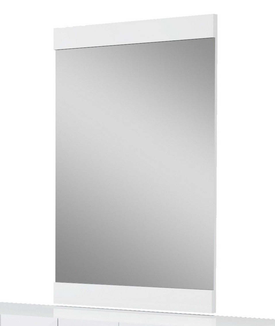 Superb White High Gloss Mirror