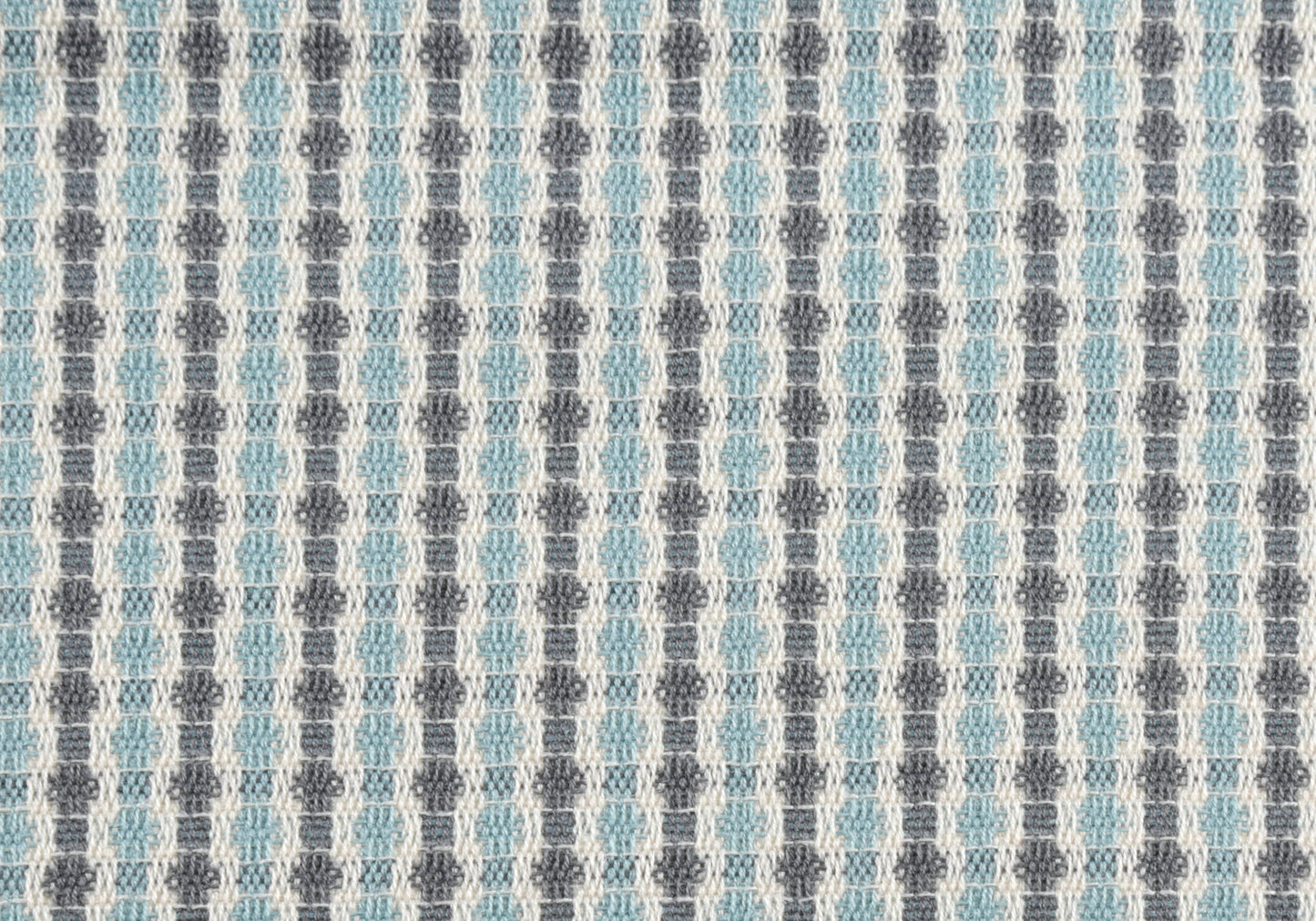 Blue & Gray Striped Pillow