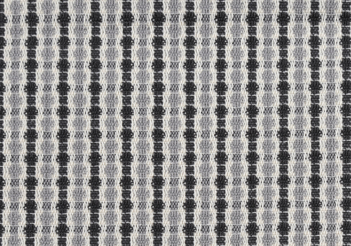 Black Gray & White Striped Pillow