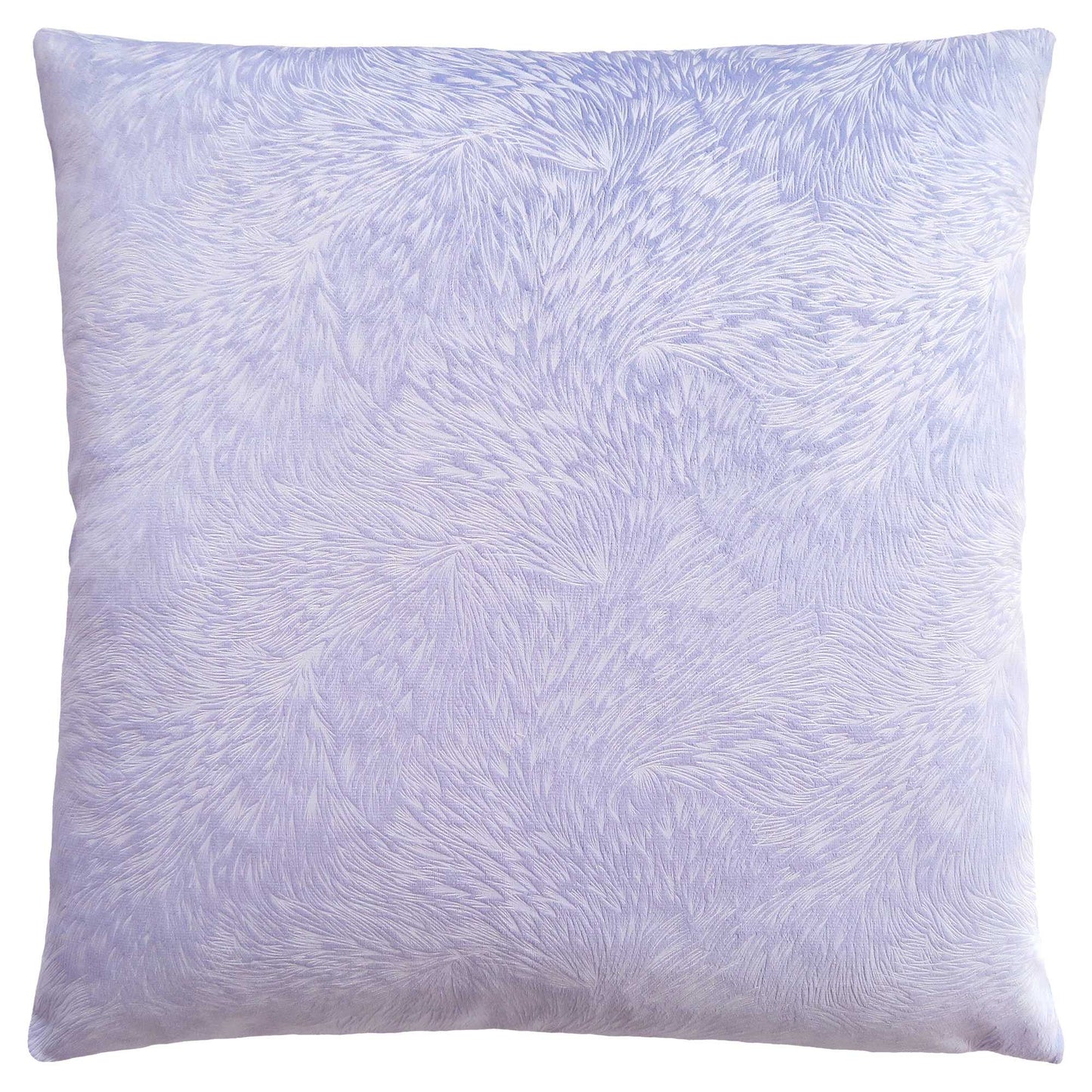 Purple Velvet Feather Pillow