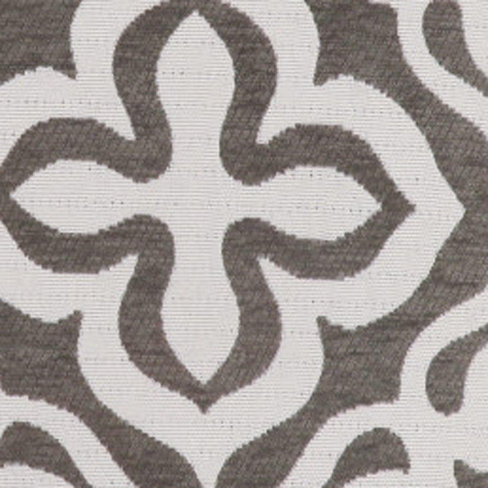 Taupe Geometric Pillow