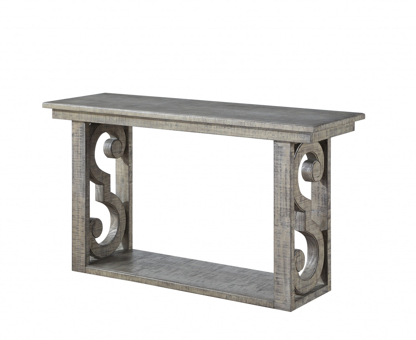 Salvaged Natural Wood Sofa Table