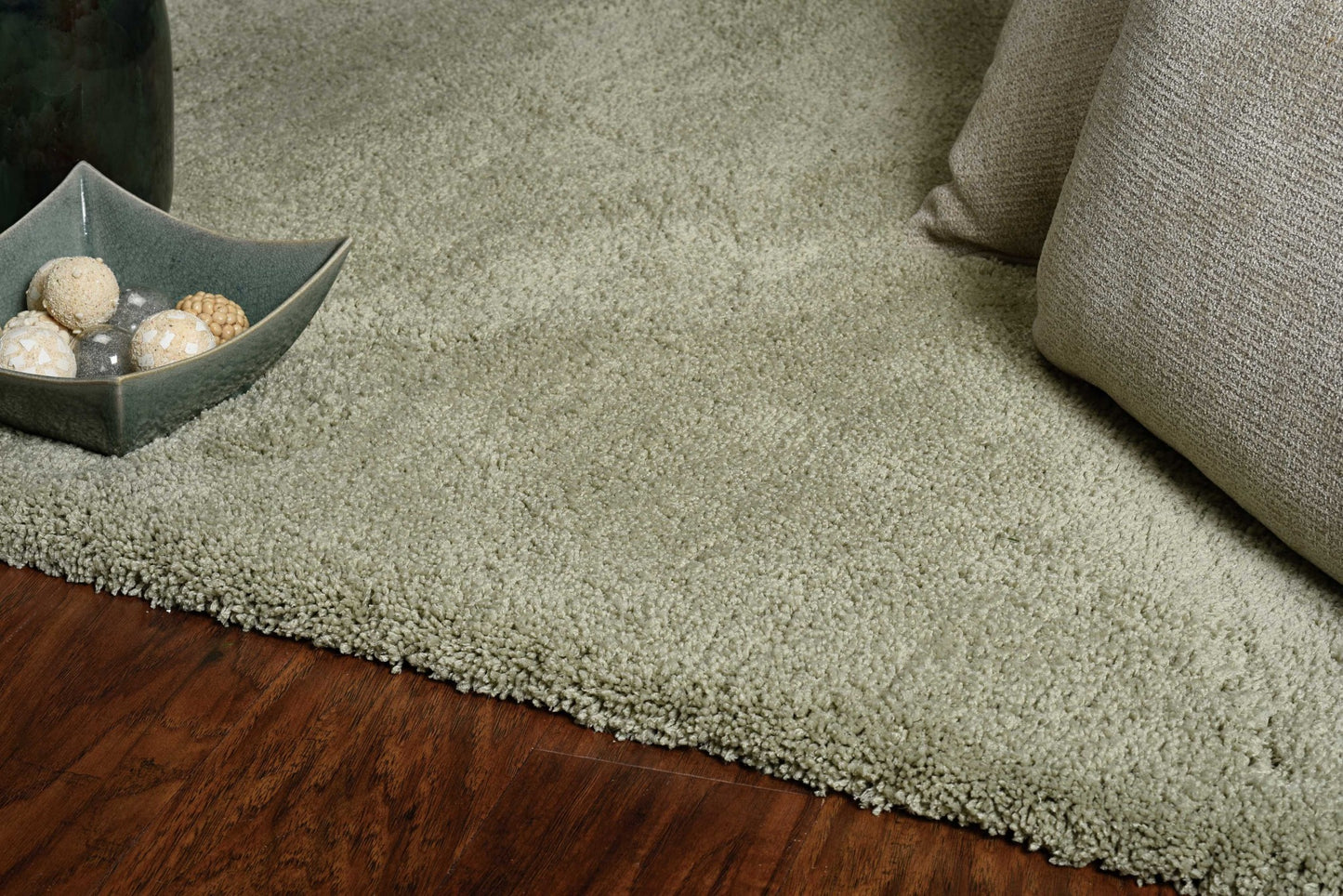 8 x 10 Polyester Sage Rug