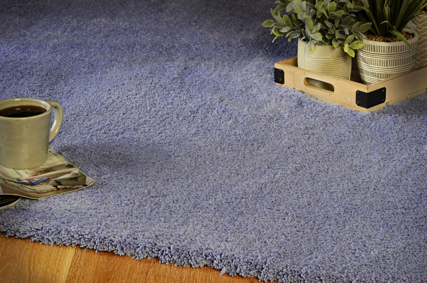8 x 10 Purple Indoor Shag Rug