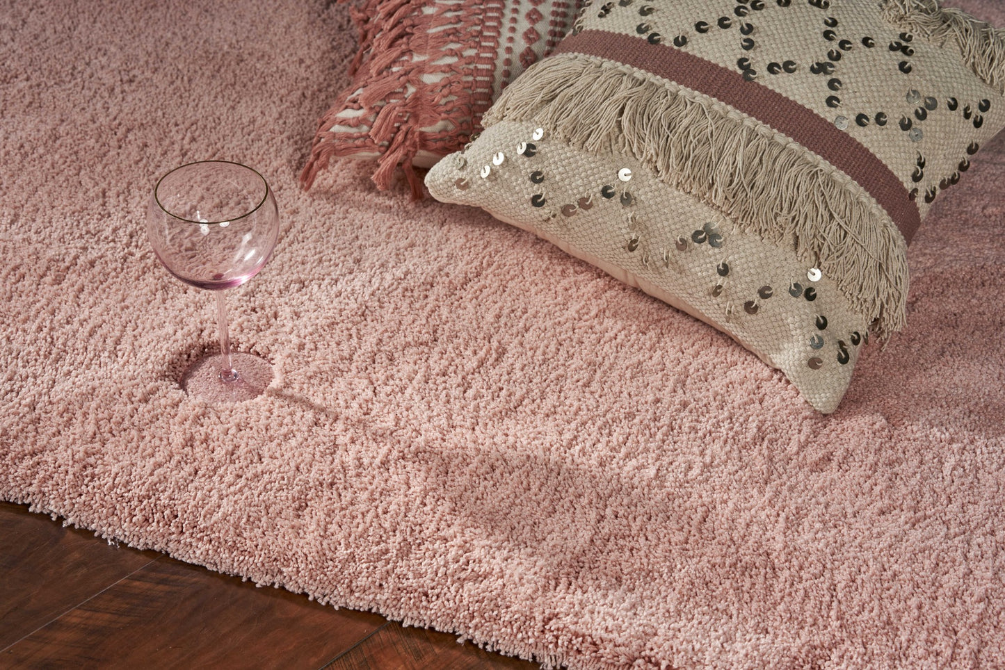 8 x 10 Rose Pink Indoor Shag Rug