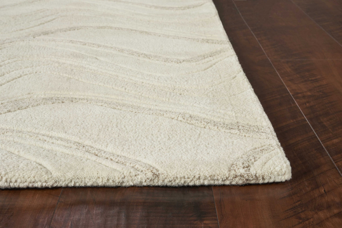 8 x 10 6 Wool Ivory Rug