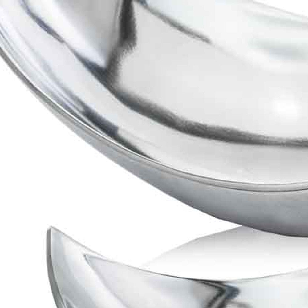 Silver Scoop Centerpiece Bowl