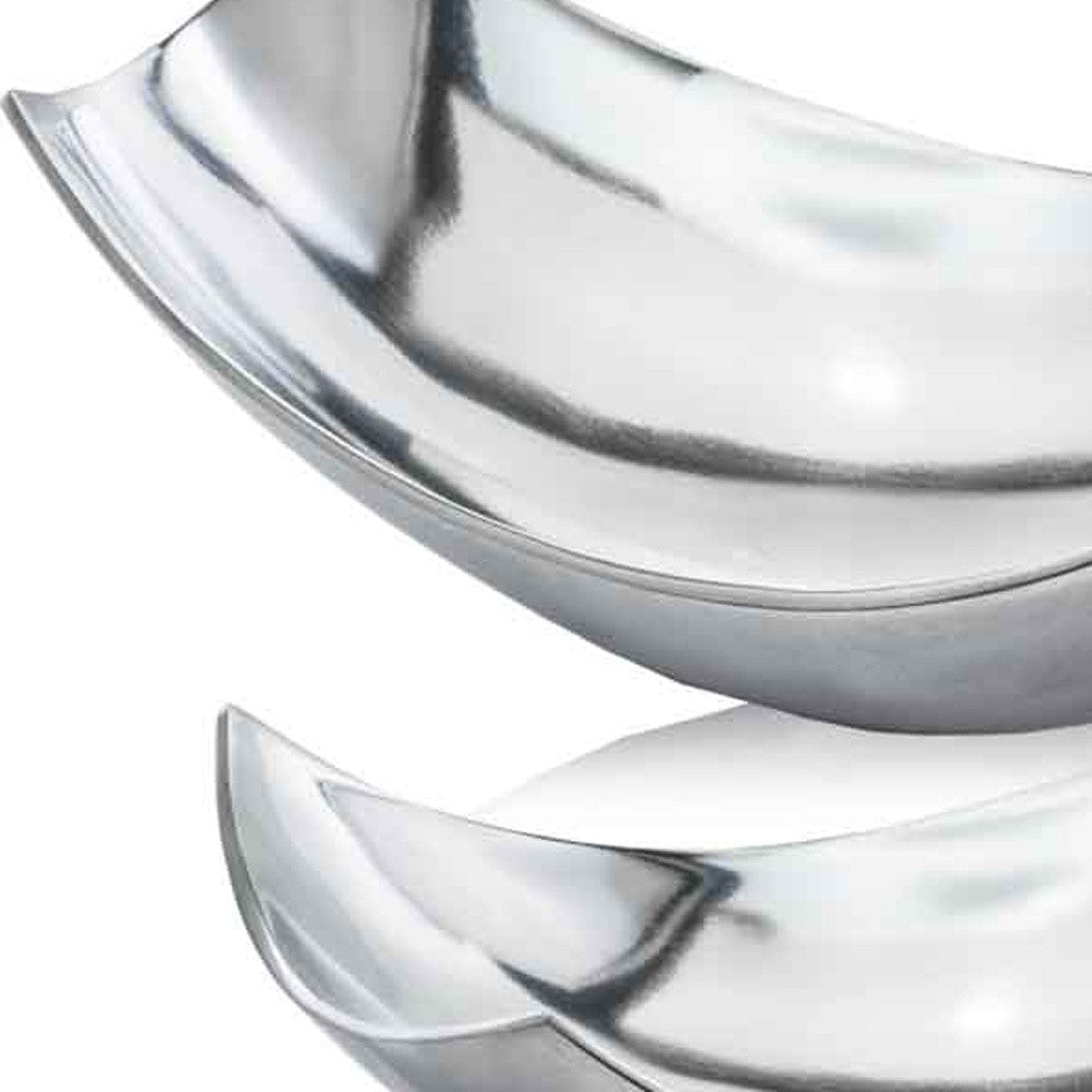 Silver Scoop Centerpiece Bowl