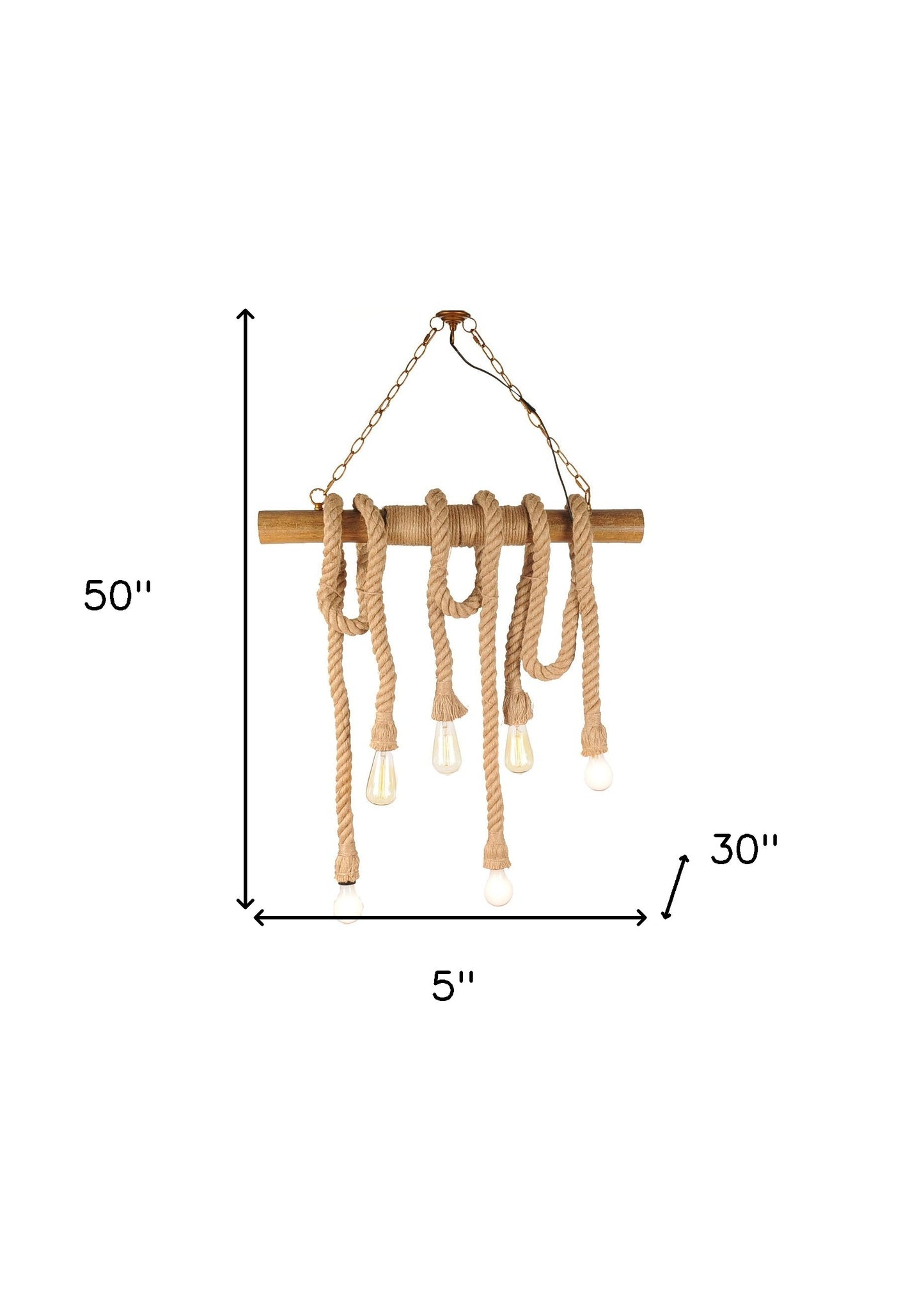 6 Bulb Medusa Pendant Light