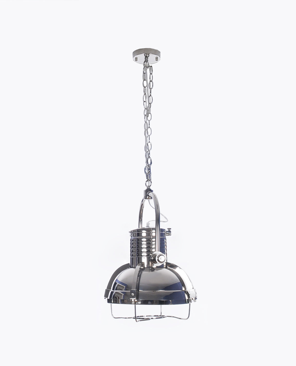 Large Steel Pendant Light
