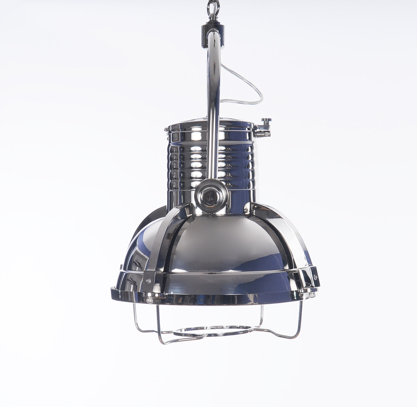 Large Steel Pendant Light
