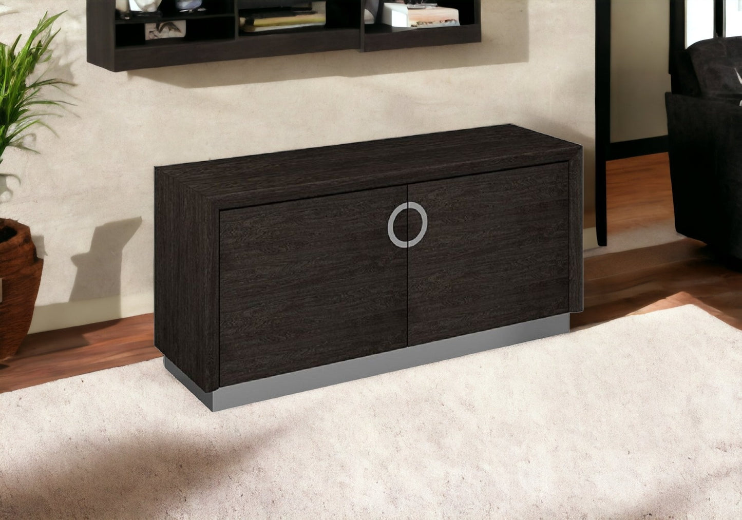 Gray Sideboard Table w/ 2 Doors