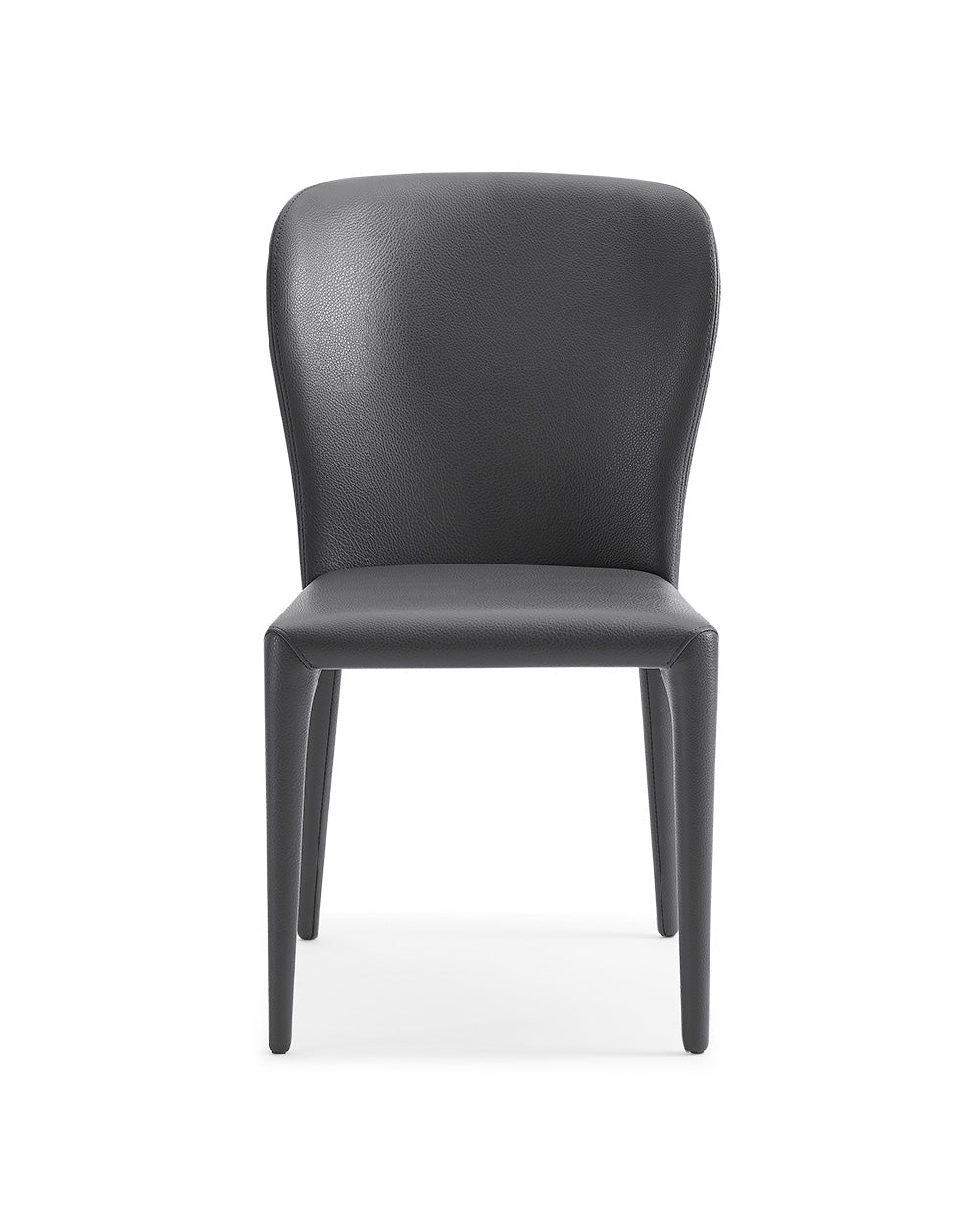 Gray Faux LeatherDining Chair- Set of 2