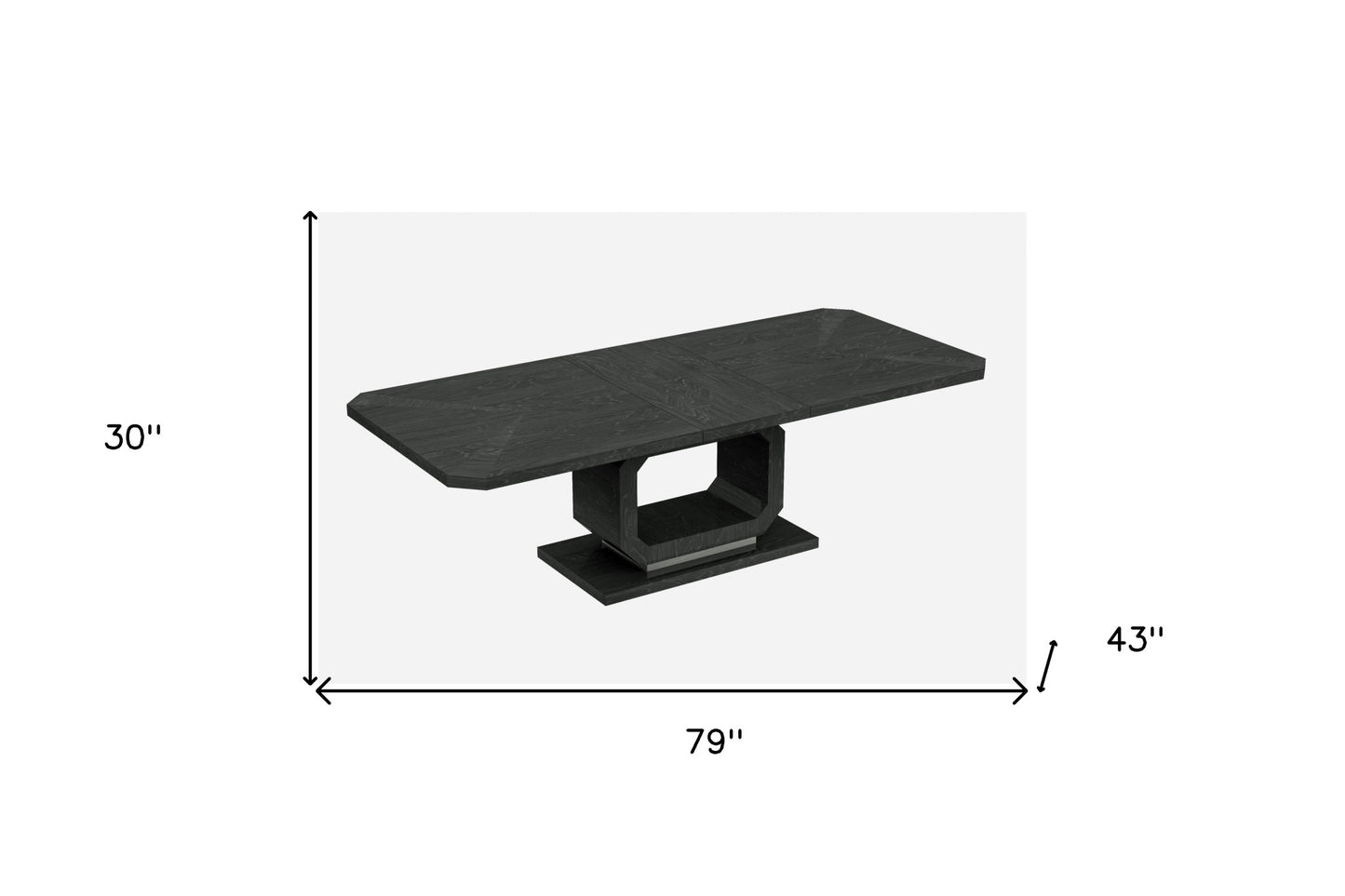 Gray Dining Table