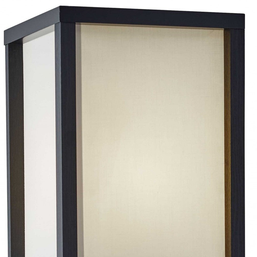 Solid Wood Column Floor Lamp w/ Shade