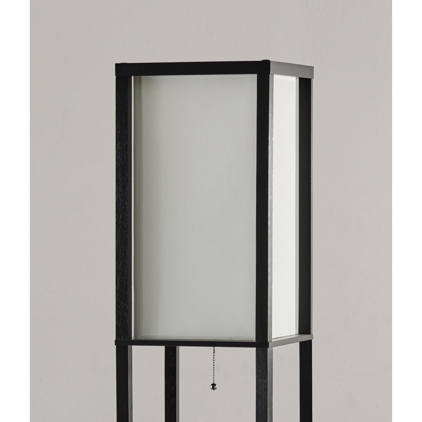 H Sleek Column Style Floor Lamp w/ Storage