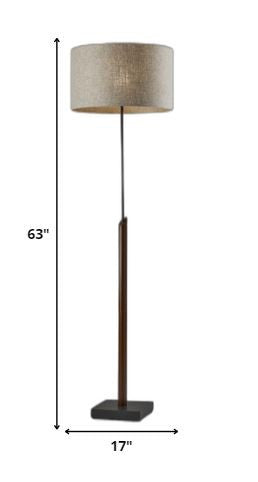 Black Floor Lamp w/ Shade