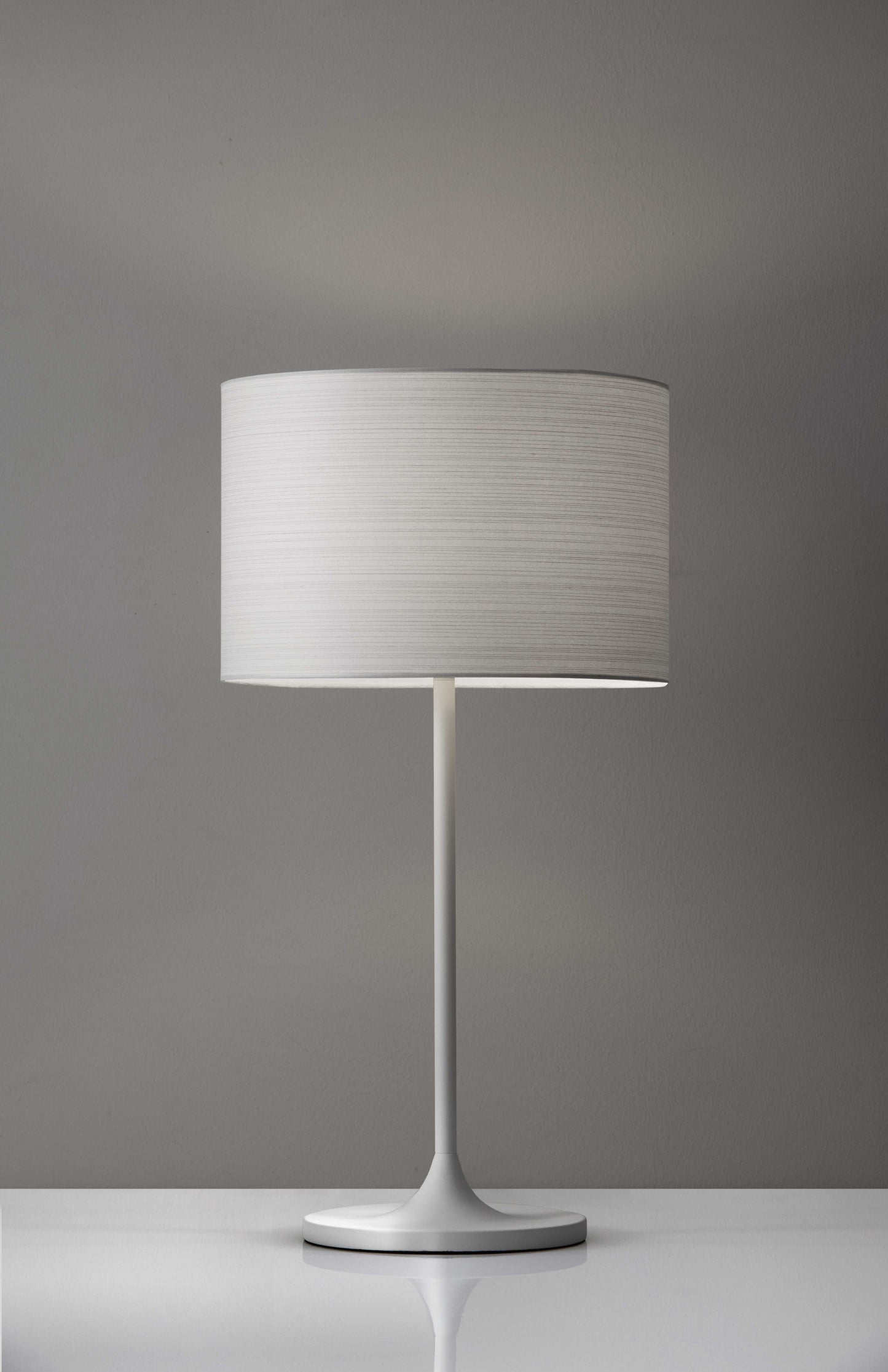 White On White Table Lamp