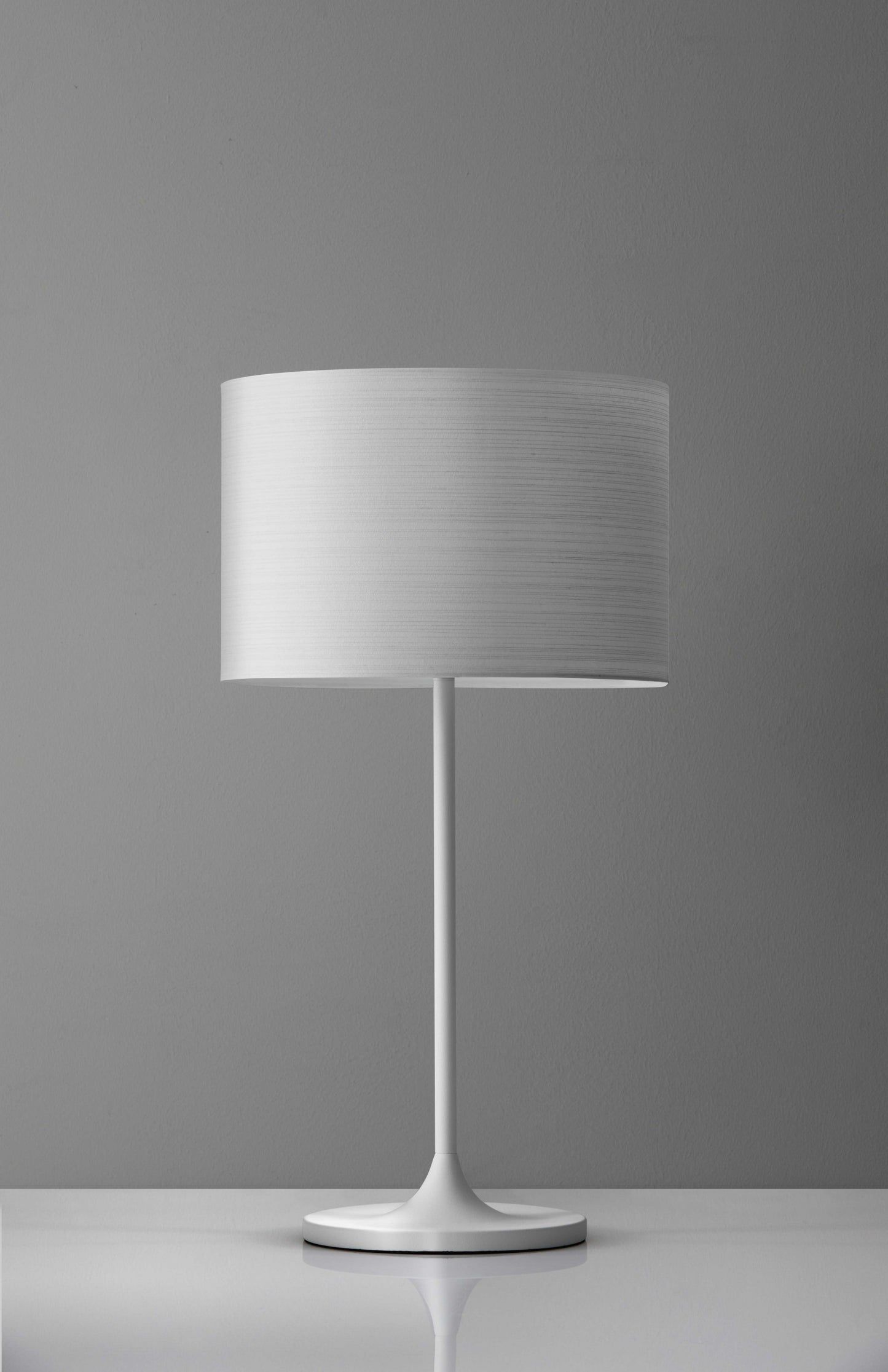 White On White Table Lamp