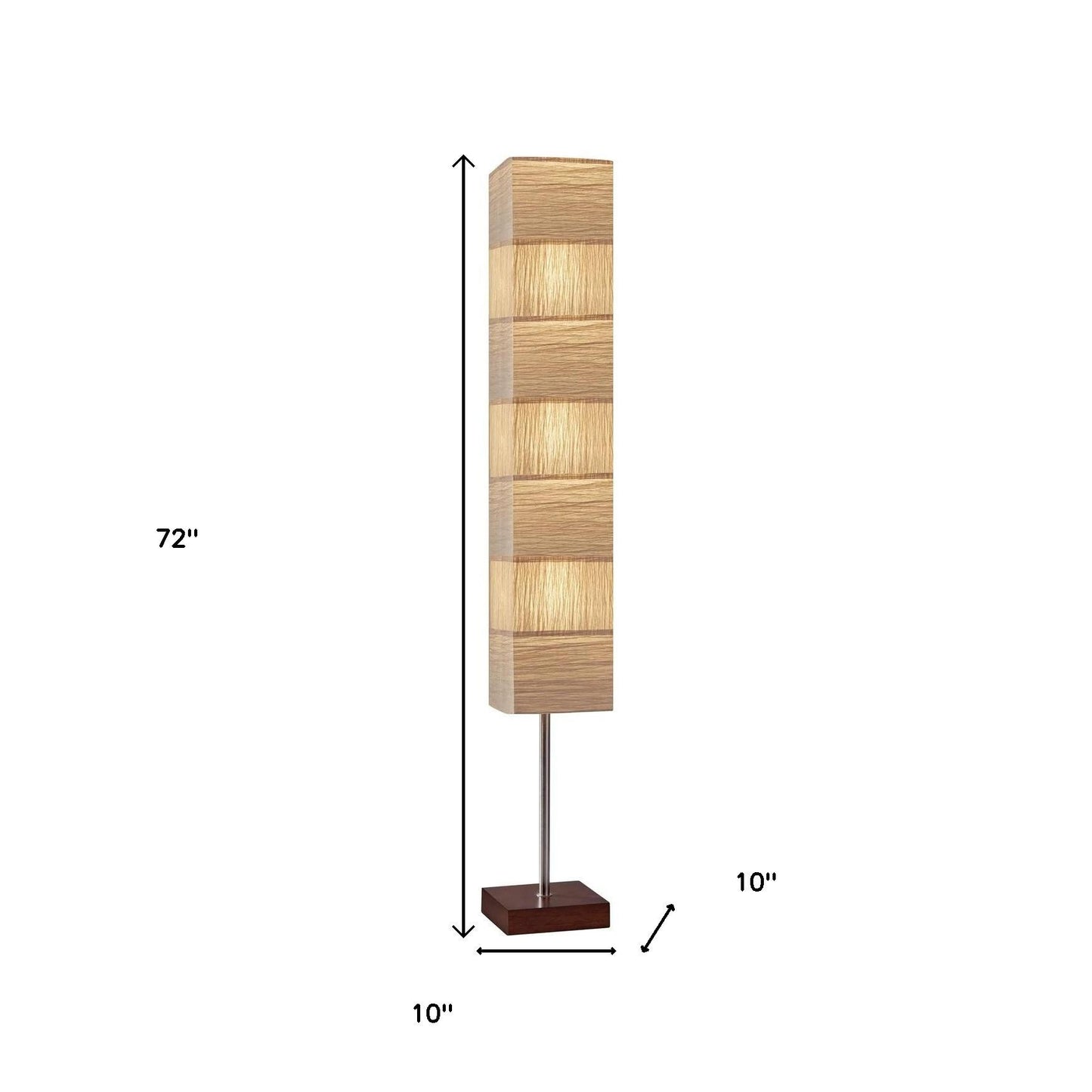 Column Floor Lamp w/ Shade