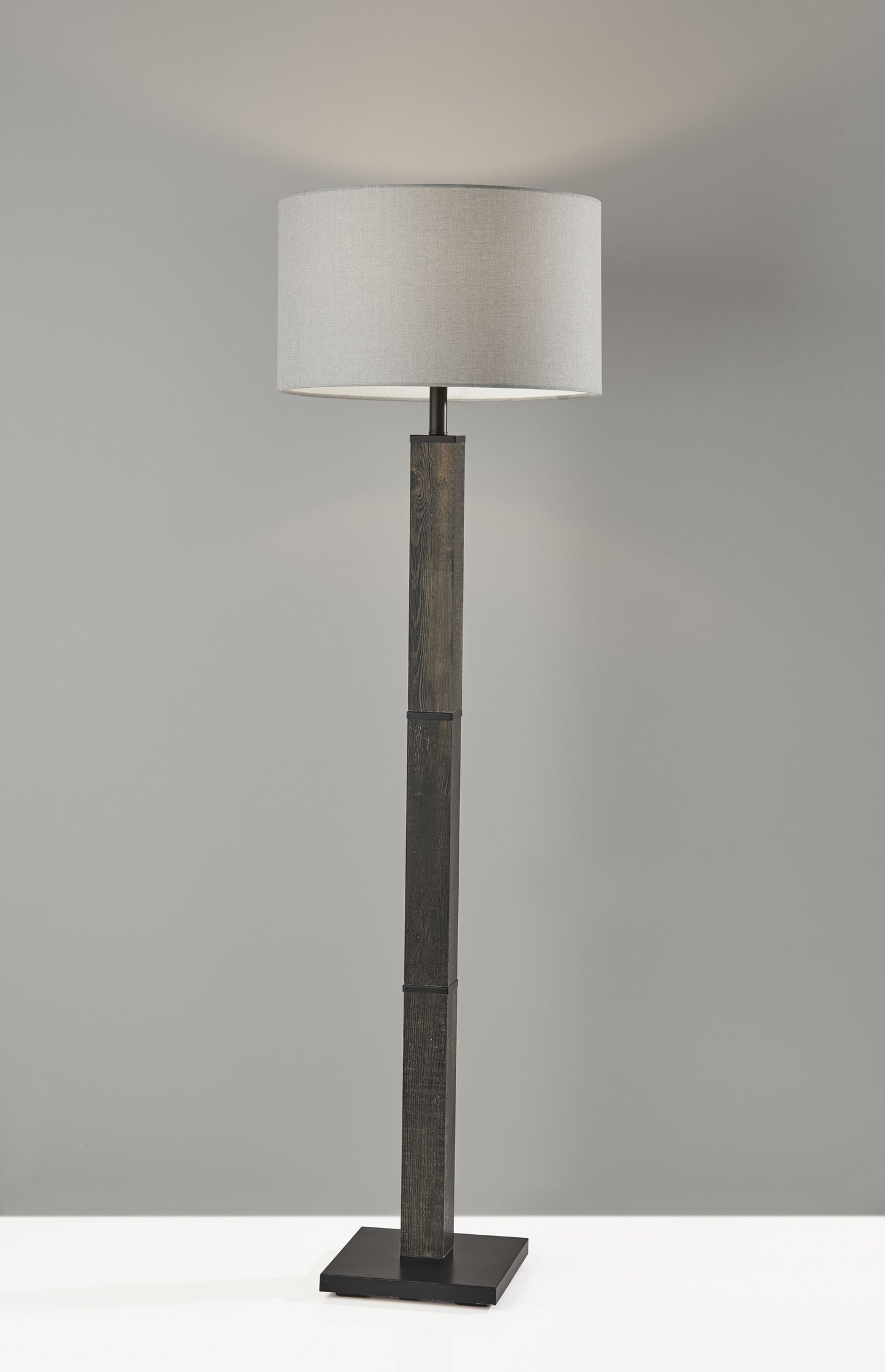 Black Floor Lamp w/ Off-Shade