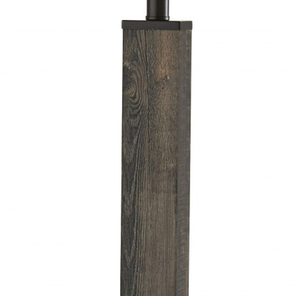 Black Floor Lamp w/ Off-Shade