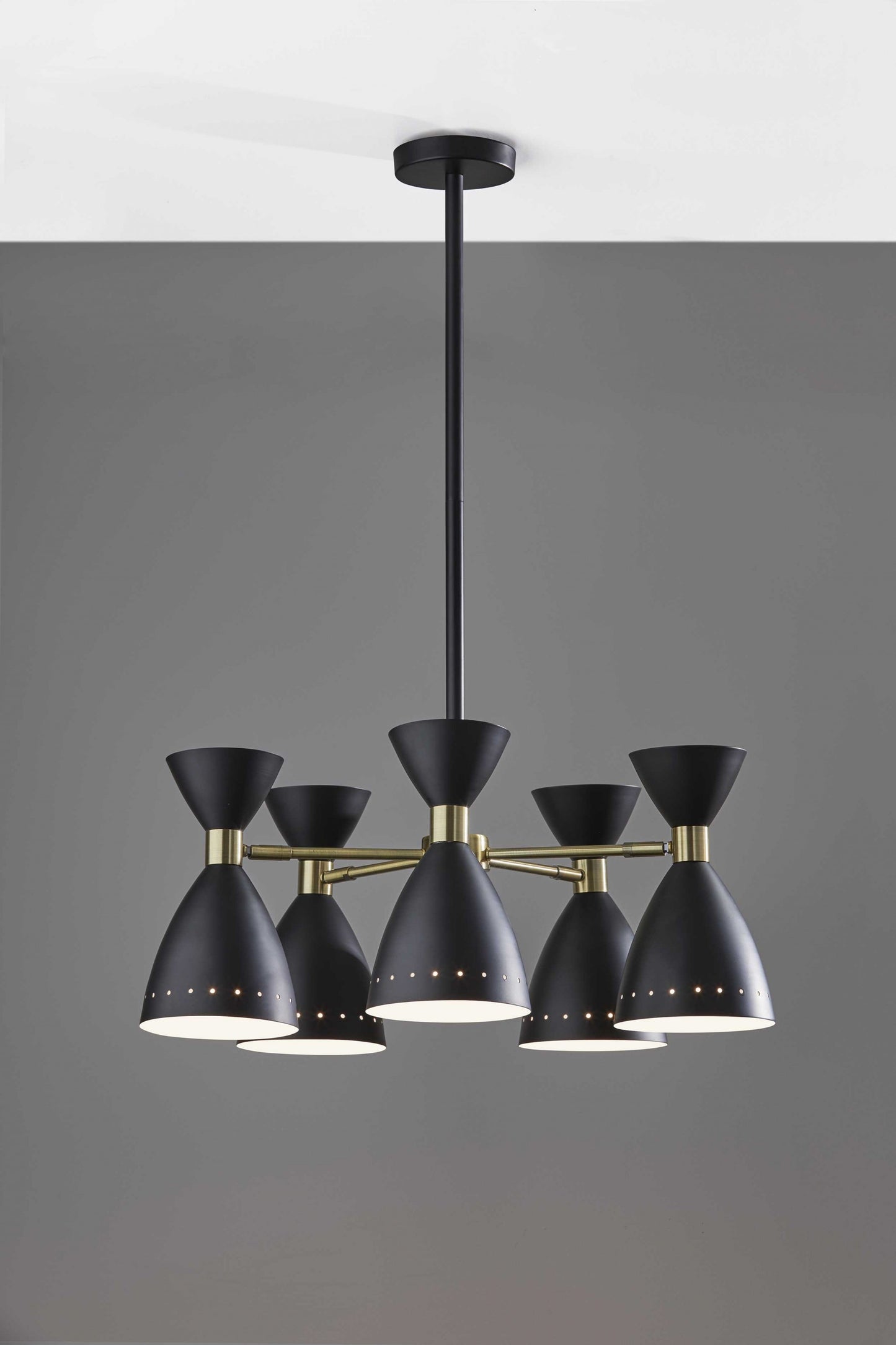 Cinco Diabolo Adjustable Black Pendant